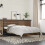 VidaXL vidaXL Bed Frame Smoked Oak 80 x 200 cm Engineered Wood 1