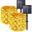 Morttic Solar String Lights Warm White 50LED 16FT 1