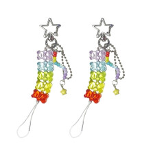 Bear Bead Keychain Set 2 Pieces Multipurpose Bag Pendant