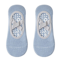 Xinwanna Yoga Boat Socks Blue One Size Anti-skid Silicone