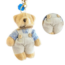Plush Bear Keychain for Women's Bags and Backpacks