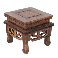 Wooden Flowerpot Stand Chinese Style Brown