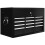 Lockable Steel Toolbox with 3 Drawers, Black 1
