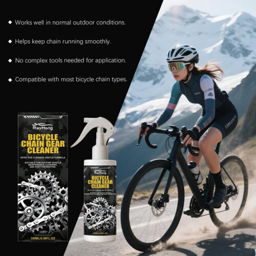 RAYHONG Chain Cleaner for Motorcycles and Bicycles Degreaser Rust Prevention 1
