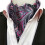 Men's Ascot Scarf Paisley Pattern Wedding Tie 1