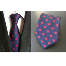 Men's Polka Dot Jacquard Necktie 8 cm Wide