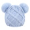 Red Knit Winter Hat and Mittens with Chin Strap for Babies 1