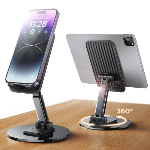 Rotatable Phone Stand Height Adjustable Desk Holder for All
