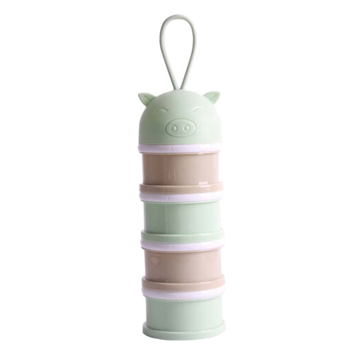 Snacks Container Portable Lunch Box for Toddlers Green