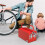 Steel Toolbox with 5 Compartments, Portable Storage Case 4