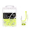 Barbed Sea Fishing Hook Fluorescent Yellow 2# 2