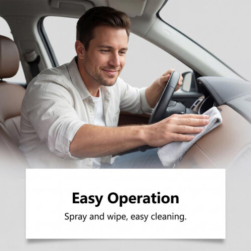 HOMONTH Car Interior Cleaner Gentle Cleaning Odor Refresh Shine Maintenance Cleaner 1