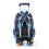 Aluminium Alloy Backpack Trolley with 6-6 round crystal red 11