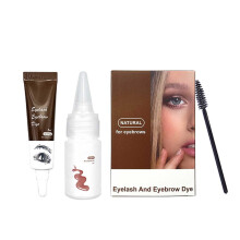 Semi Permanent Eyebrow Tinting Kit Eyelash Dye Tint-Dark brown
