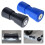 Heavy Duty Boat Trailer Ribbed Wobble Roller Assembly Blue 3