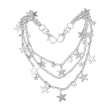 Goth Wallet Chain Charm Rock Belt Trousers Chain Multilayer Star