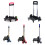 Aluminium Alloy Backpack Trolley with 6-6 round crystal red 2