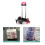 Aluminium Alloy Backpack Trolley with 6-6 round crystal red 7