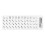 Japanse sticker zwart / witte knopletters Waterdichte-B 1