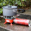HIBIBUD Backpacking Stove Portable Camping Single Burner 6