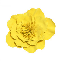 Bloem tovenaar hoed grote bloem hoofdband grote bloem-Geel