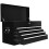 Lockable Steel Toolbox with 3 Drawers, Black 2
