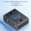 3.5mm to 2RCA Audio Switcher Box Bidirectional with Mute 4