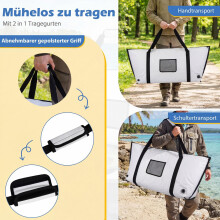 Izolovaná chladicí taška na ryby 122 cm, nepropustná, s vypouštěcím ventilem