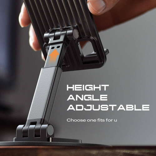 Rotatable Phone Stand Height Adjustable Desk Holder for All 2