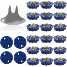 Cricket-Schuh-Stollen, einschraubbare Cricket-Spikes,-Blau