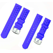 (Navy blue) 22mm Silicone Watchband Strap, Water & Sweat Resistant ?C Compatible with TAG Heuer