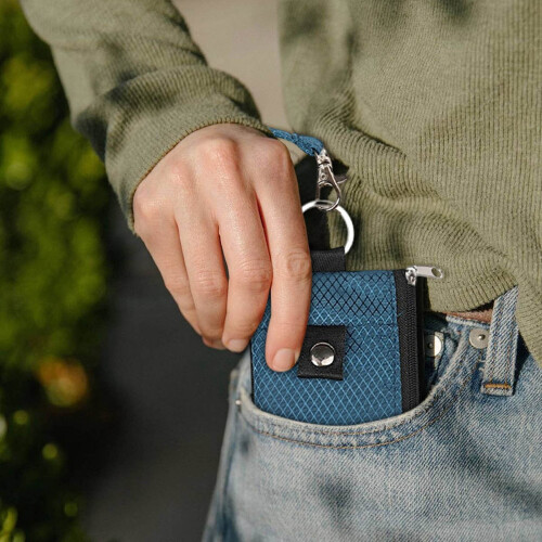 Travel Wallet RFID Blocking Zippered Pockets Lightweight 1