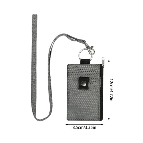 Travel Wallet RFID Blocking Zippered Pockets Lightweight 2