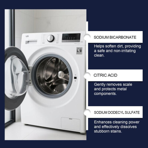 JAKEHOE Washing Machine Cleaner Tablets, Daily Clean Interior Drum Stains and Scale, Easy Operation 2