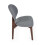 2 x Artemis Walnut and Grey Fabric Dining Chairs 6
