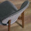 2 x Artemis Walnut and Grey Fabric Dining Chairs 10