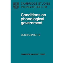Conditions on Phonological Government by Monik Charette Paperback Book