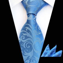 Men's Floral Paisley Tie and Pocket Square Set
