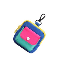 Petit portefeuille tendance en Polyester contrasté, organisateur