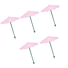 Parapluie en dentelle pour plantes, 5 pièces, auvent-Rose