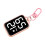 Porte-clés numérique Miniature, accessoires de-Couleur rose 1