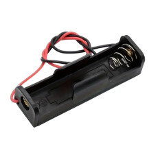 5 Piezas para Estuches de Banco de Energía 18650 1X Caja de Almacenamiento para Batería 18650 con un Slot Contenedor de Batería con Cable