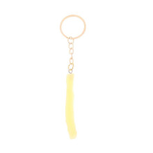 Fried Chicken Keychain with French Fries Pendant