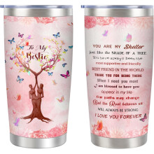 Starbucks-Compatible Friendship Tumbler for Women
