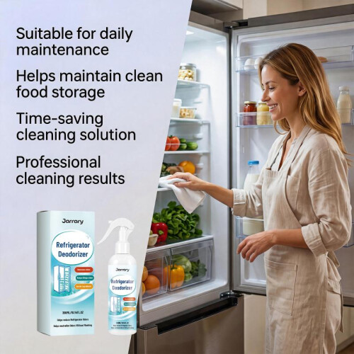 Jarrary Refrigerator Deodorizing Spray Kitchen Stain Remover Fresh Portable Daily Home Use 2