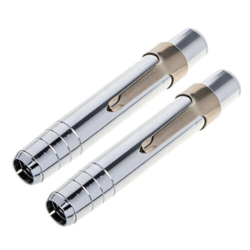 Retractable Metal Pen Extender Pencil Lengthener For-Silver