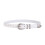 Ceinture rétro cintré à la taille pour dames, boucles en-Blanc 1