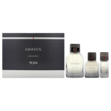 Awaken Tumi Men 3 Pc Gift Set 3.4oz EDP, 1oz, 0.5oz