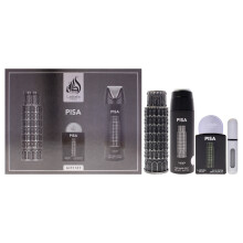Pride Pisa Lattafa Men 3 Pc Gift Set 3.4oz EDP, 0.65oz, 6.67oz