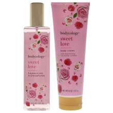 Sweet Love Kit Bodycology Women 2 Pc 8oz Cream, 8oz Mist